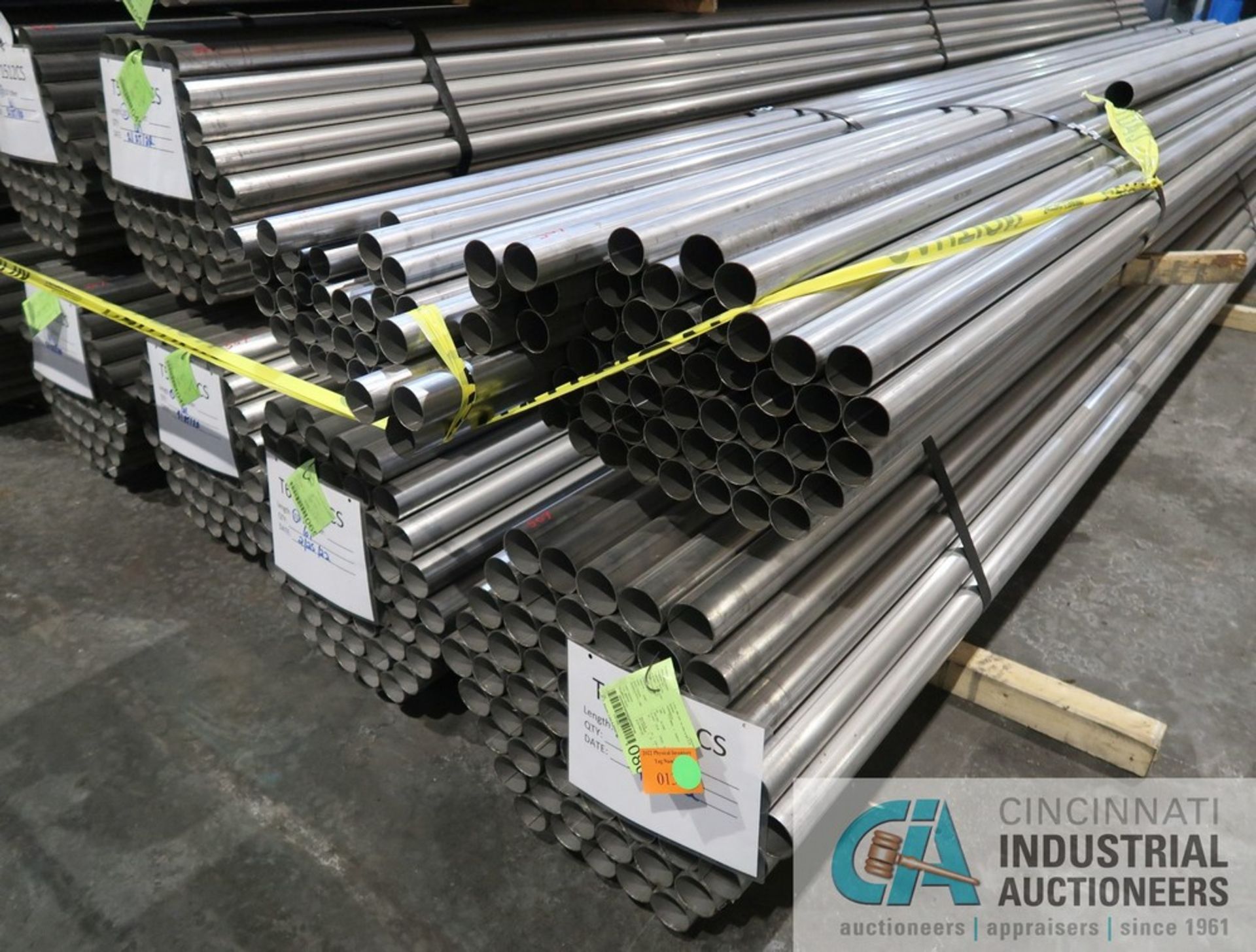(LOT) (21) BUNDLES OF 20' LONG X .065 ALUMINIZED STEEL TUBING, APPROX. 1,200 TOTAL PIECES, APPROX. - Image 4 of 7