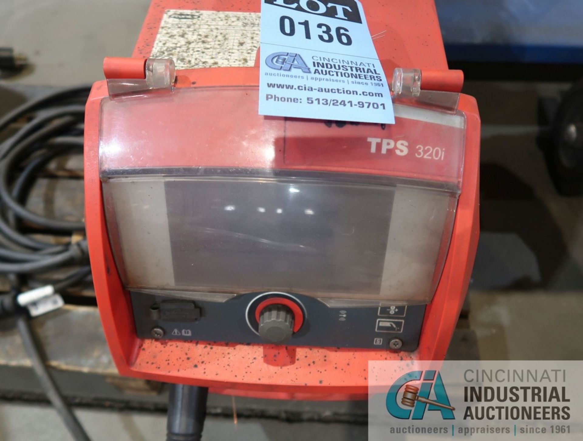 320 AMP FRONIUS MODEL TPS320i WELDING POWER SOURCE WITH BUILT IN WIRE FEEDER; S/N 26364938 - Image 3 of 4