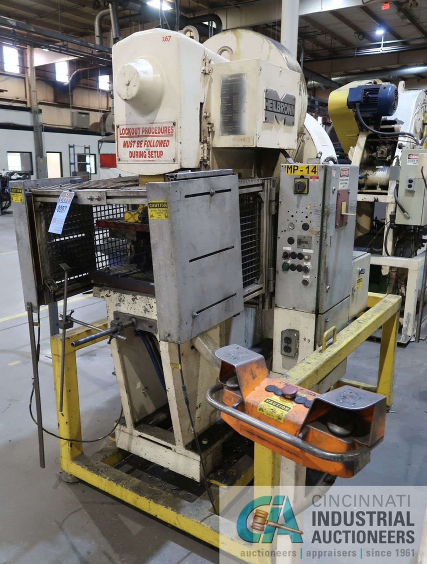 30 TON CAPACITY SUTHERLAND MODEL CPS-30 AUTO STAMPER PRESS; S/N 26012 **SPECIAL NOTICE - OUT OF - Image 9 of 9