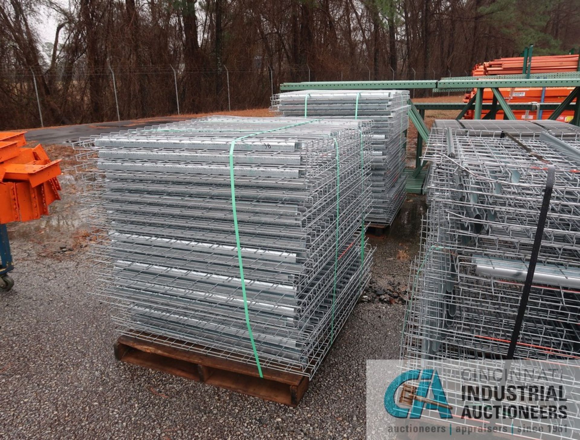 43" X 46" WIRE DECKING SECTIONS ON (7) SKIDS - Image 3 of 7