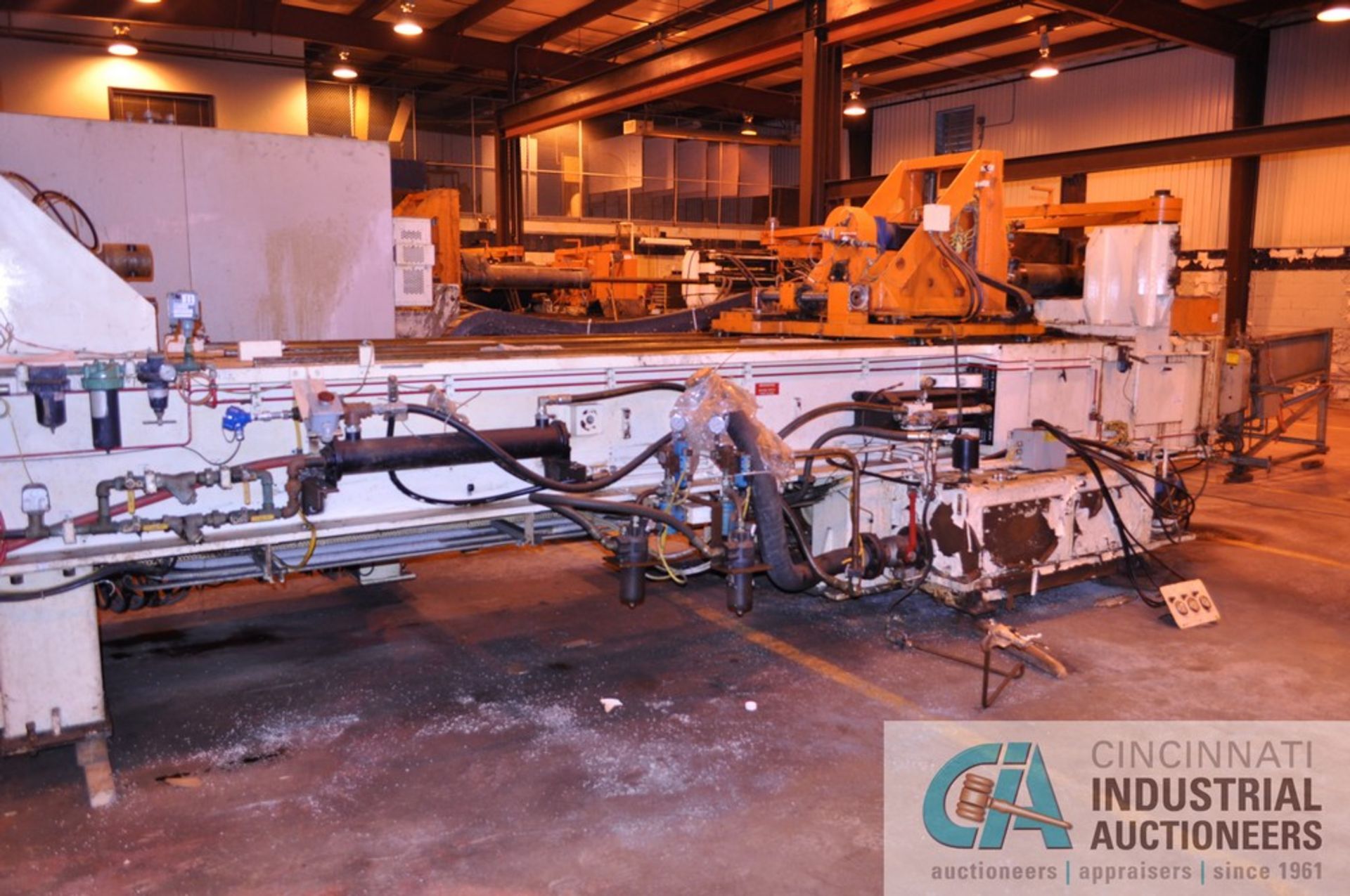 6" EAGLE EPT-150 CNC HYDRAULIC TUBE BENDER; S/N 96-979, DOUBLE STACKING TOOLS, .170" MAX WALL, 6" - Image 3 of 11