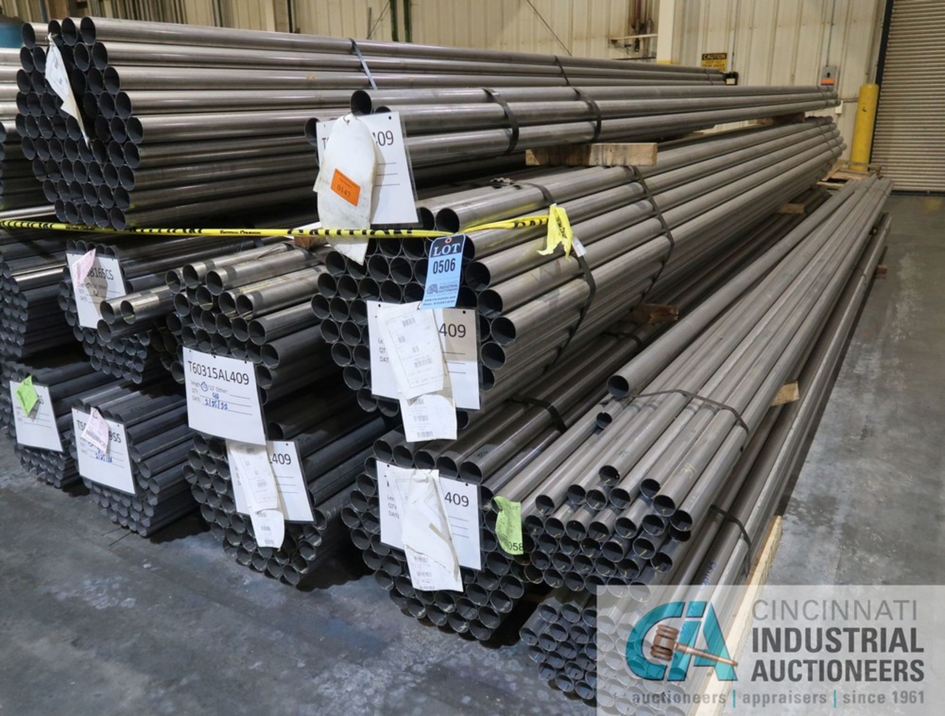 (LOT) (34) BUNDLES OF 20' LONG X .065 ALUMINIZED STEEL TUBING, APPROX. 2,080 TOTAL PIECES, APPROX. - Image 10 of 11