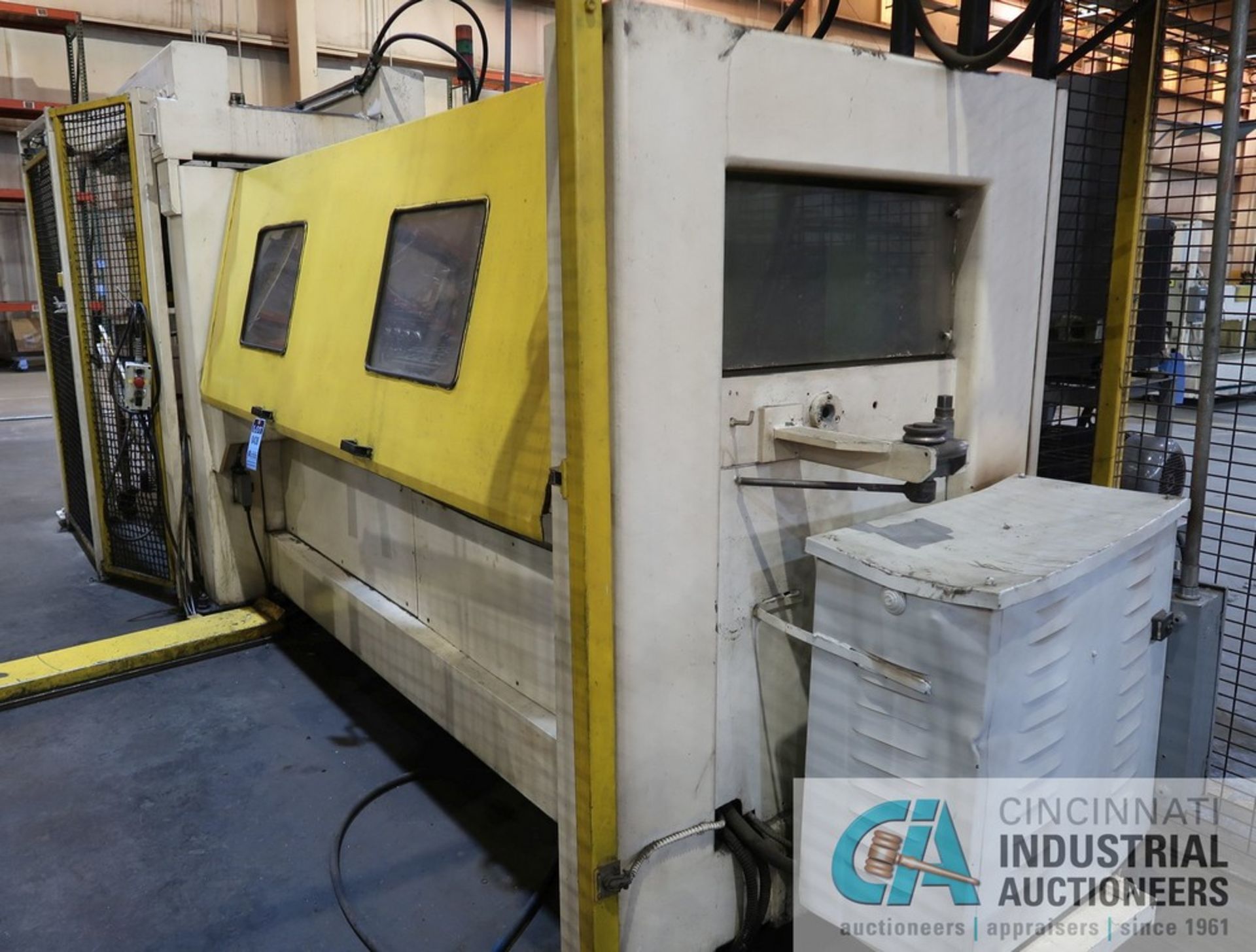 MACSOFT MODEL F412 CNC WIRE BENDER; S/N 564, 4MM - 13MM WIRE DIAMETER, 60 TON HEADER, 50" DIAMETER