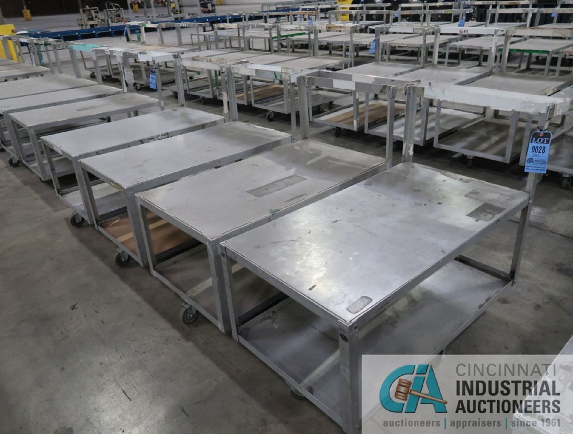 25" X 45" ALUMINUM CARTS