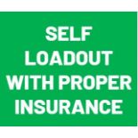 BUYERS WITH PROPER INSURANCE CAN SELF LOAD