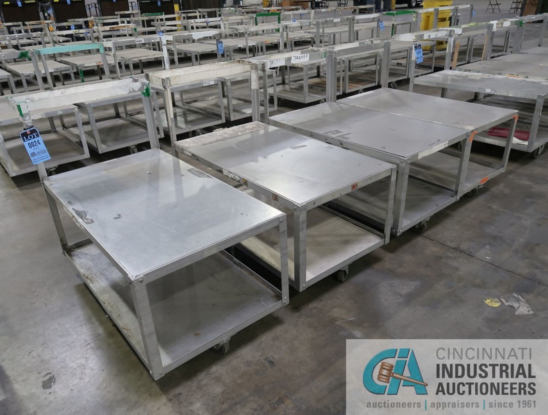 25" X 45" ALUMINUM CARTS