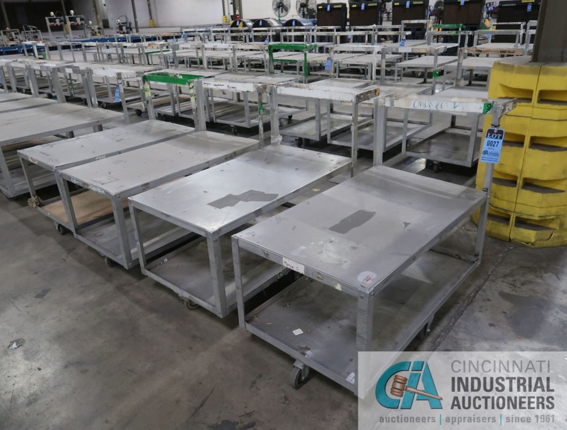 25" X 45" ALUMINUM CARTS