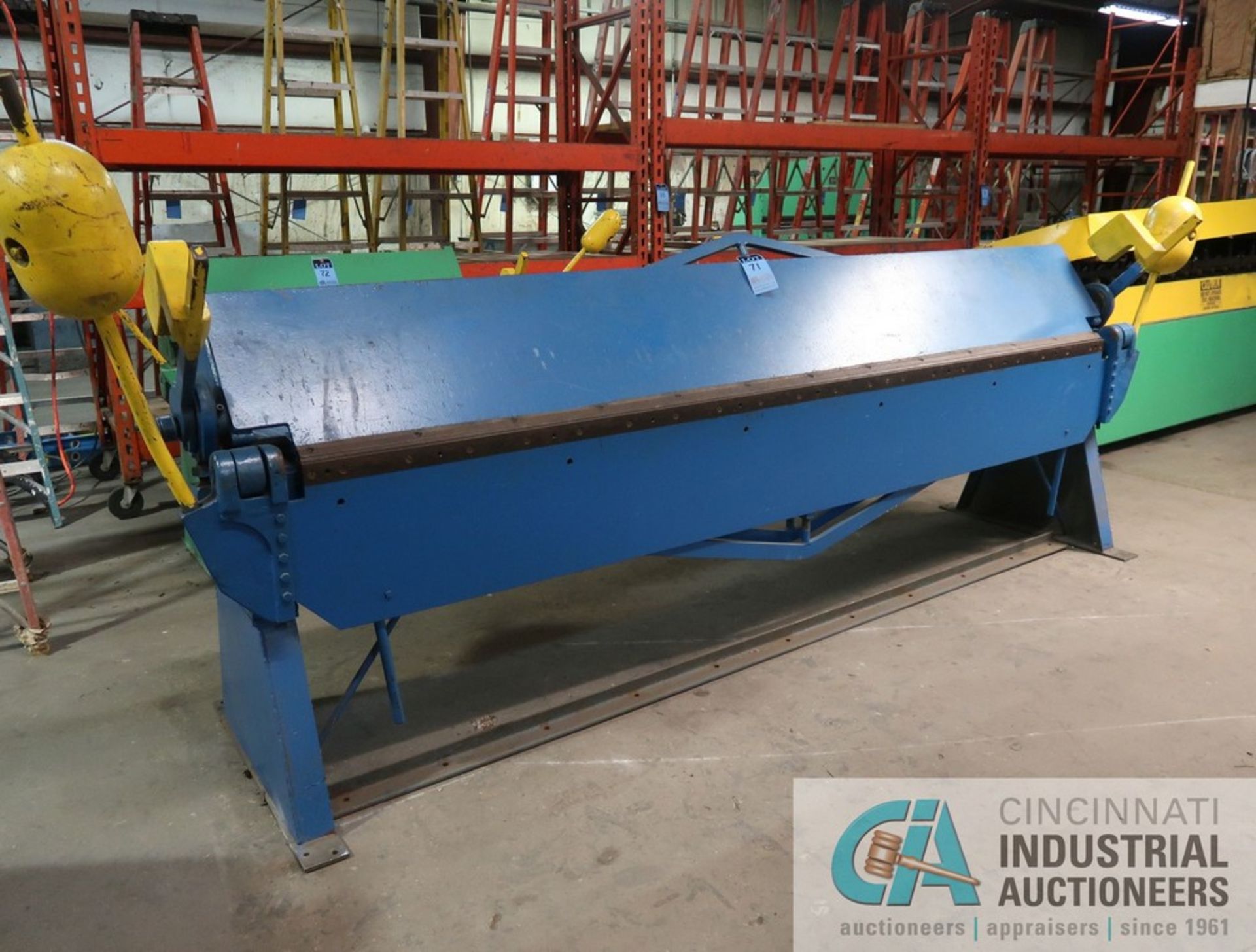 16 GA. X 10' CHICAGO BRAKE MODEL S-1016 APRON BRAKE; S/N 314852**For ...
