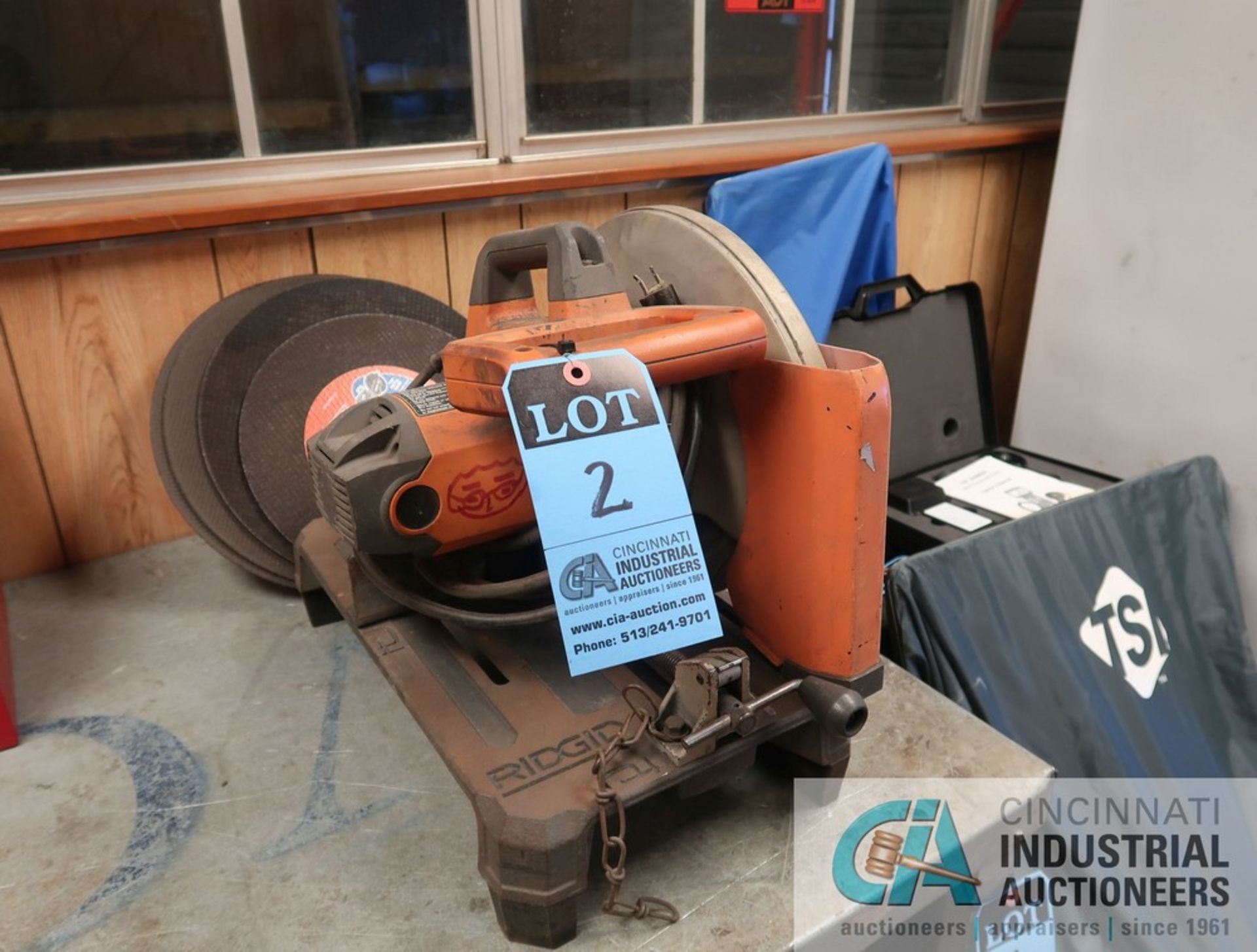 14" RIGID MODEL R4141 ABRASIVE CUT-OFF SAW