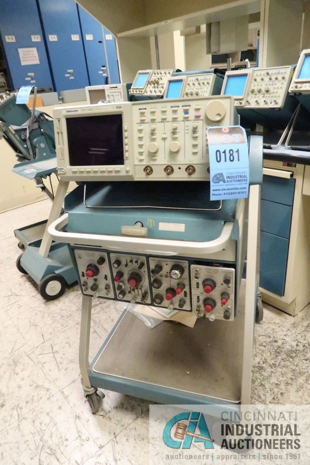 TEKTRONIX MODEL TDS-754D FOUR-CHANNEL OSCILLOSCOPE W/ TYPE 2A63 AMPLIFIER, 3B3 TIME BASE, TYPE 3AF