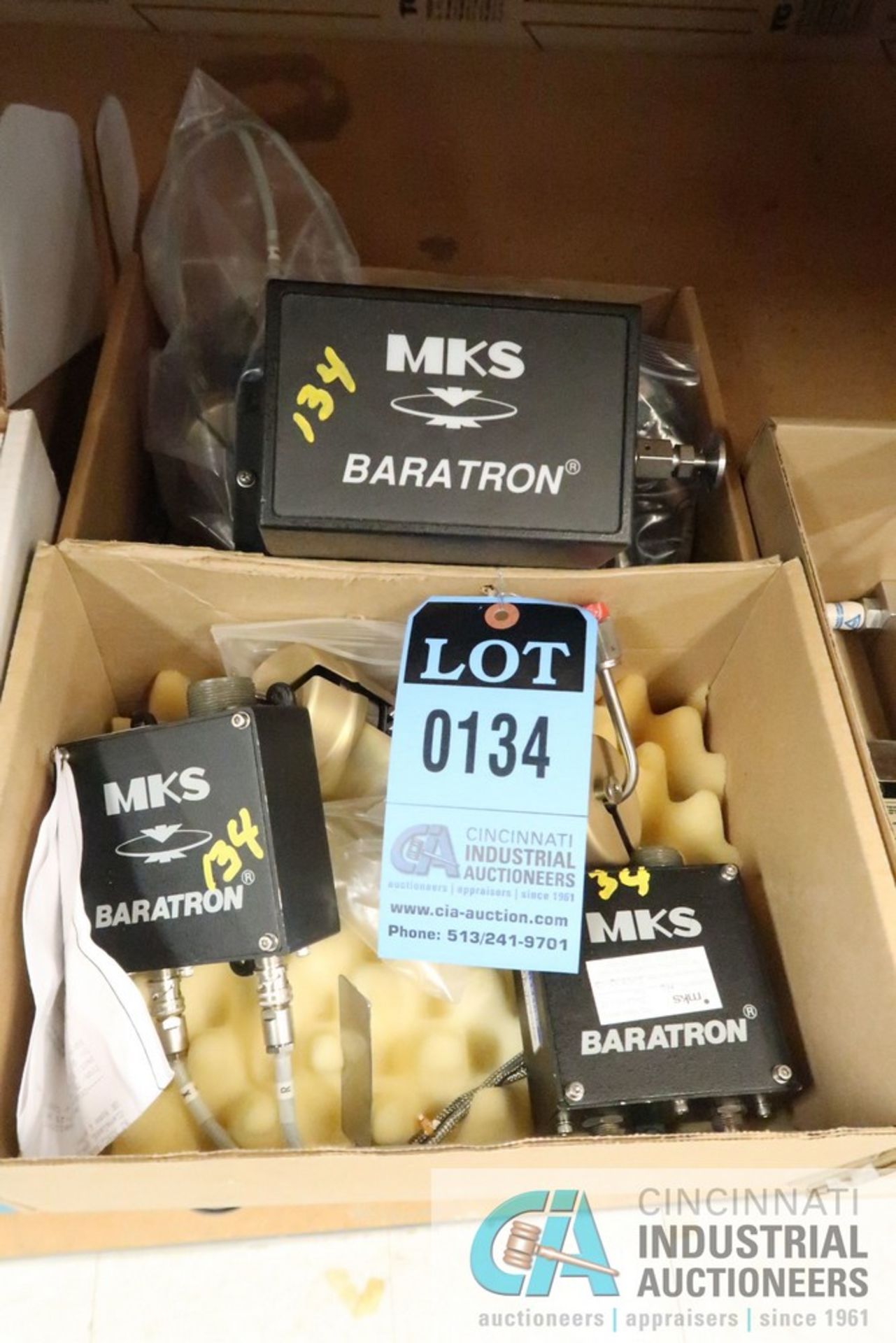 (LOT) (6) MKS BARATRON TEST UNITS; (1) MODEL 120AA-00010RBJ, S/N 000174866, (5) MISC. UNITS, (3)