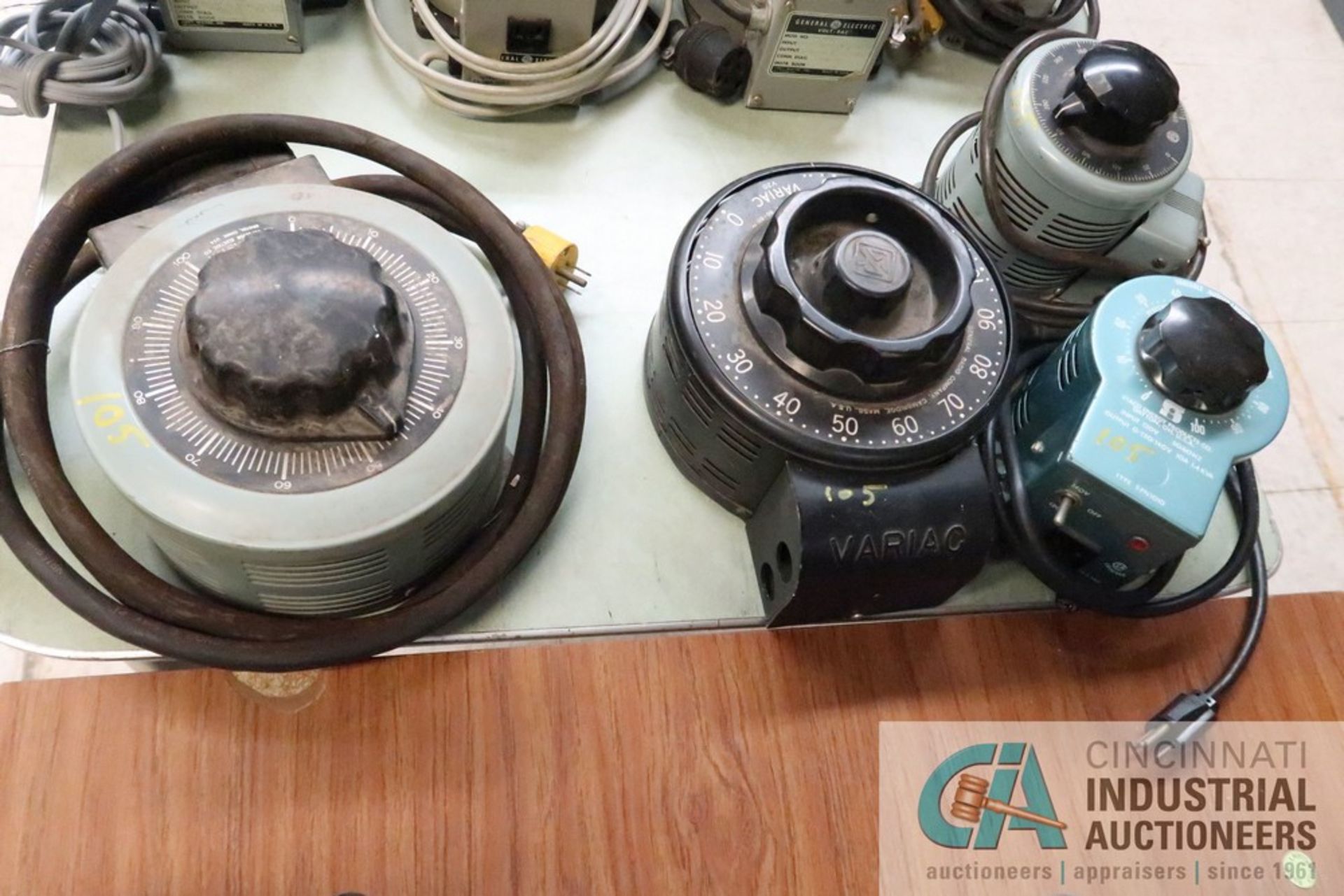 VARIABLE AUTO TRANSFORMERS; (2) POWERSTAT, (1) STACO & (1) VARIAC