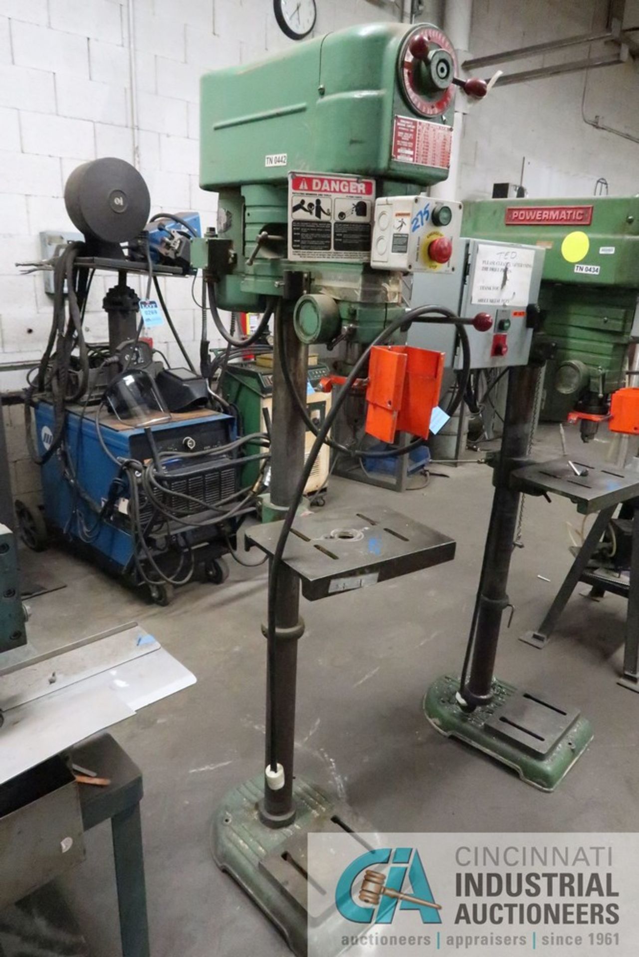 POWERMATIC MODEL 1150 DRILL PRESS, 10" X 14" TABLE, 1/2" JACOBS CHUCK - Image 2 of 4