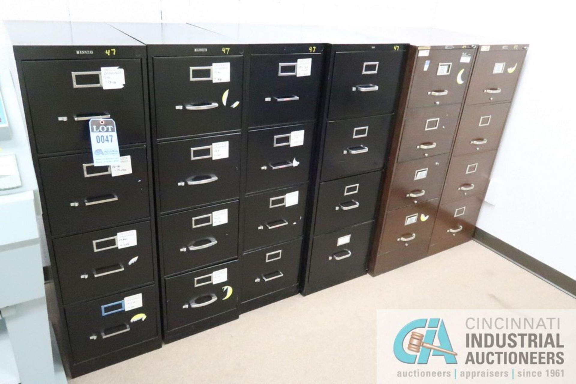 (LOT) (10) 4-DRAWER FILE CABINETS, (2) 2-DRAWER FILE CABINETS, (2) 4-DRAWER LATERAL FILES