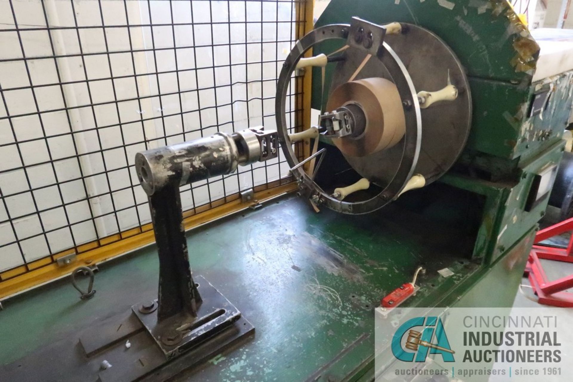 CUSTOM BUILT WINDING MACHINE WITH STRAIGHTENER, WINDING HEAD, PULLER AND RE-COILER **SUBJECT TO - Image 4 of 9