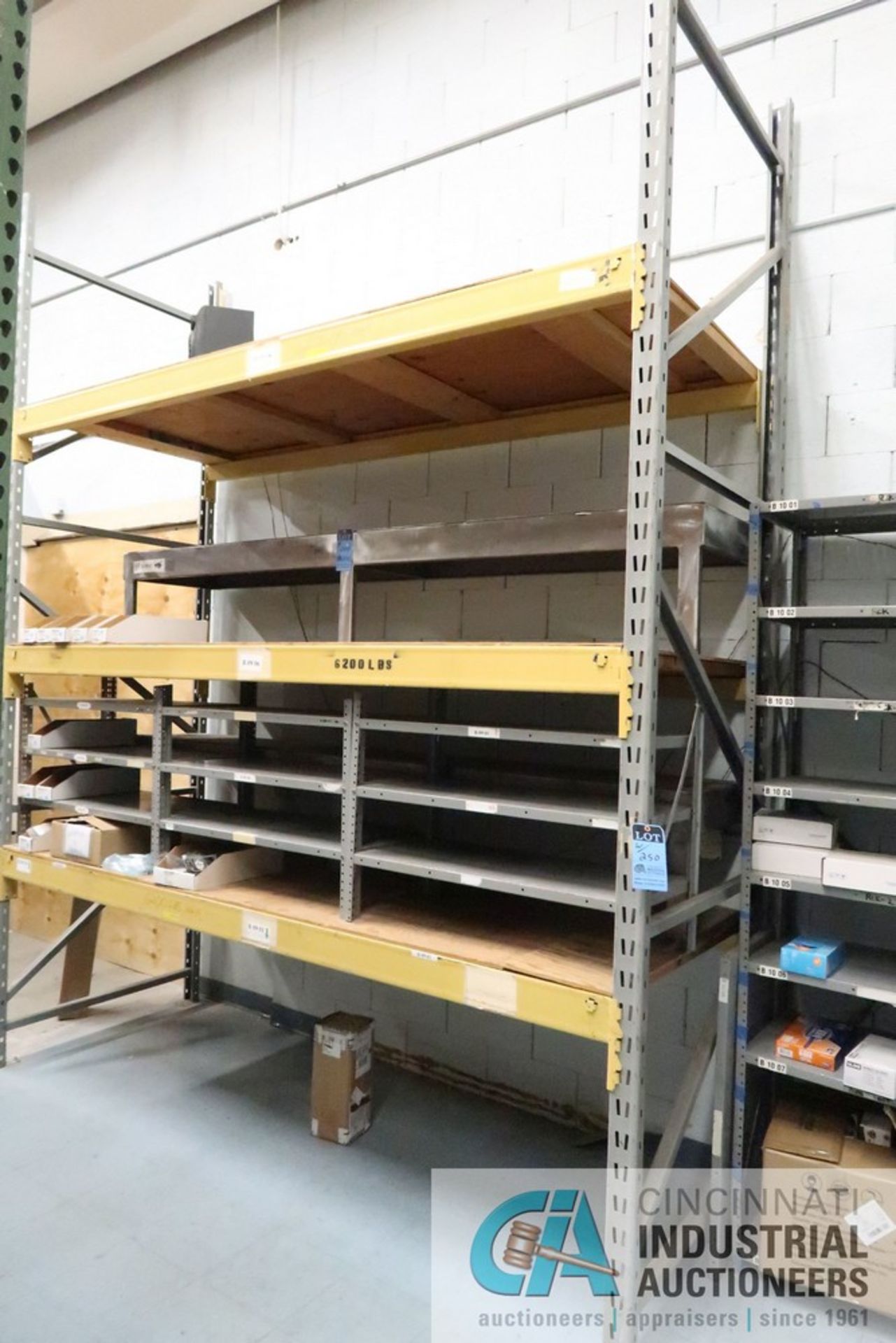 SECTIONS 42" X 108" X 12' PALLET RACK, (5) UPRIGHTS, (18) 4-1/2" FACE CROSS BEAMS - Image 3 of 4