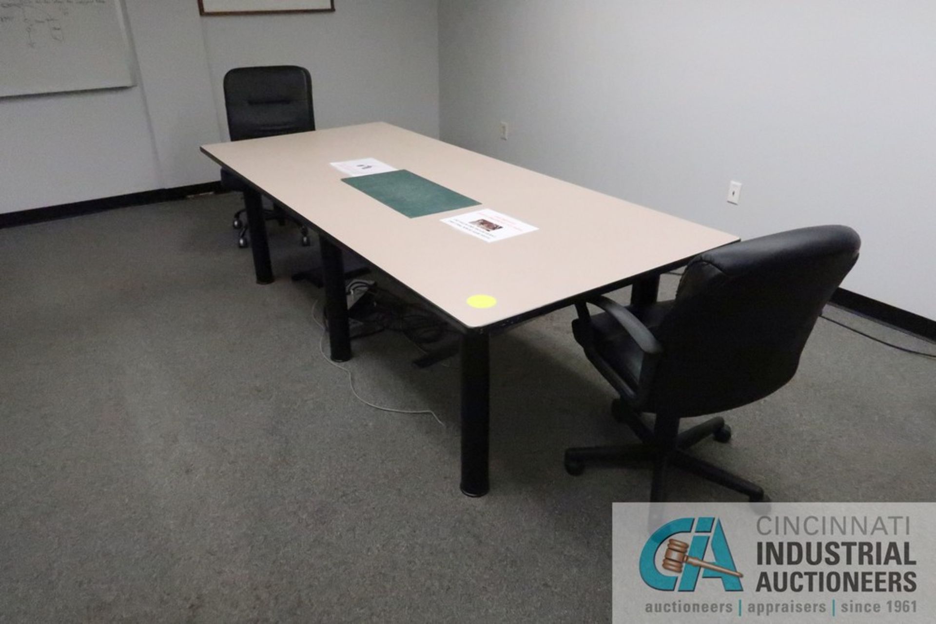 (LOT) (2) 42" X 96" CONFERENCE TABLES, (4) EXECUTIVE CHAIRS - Image 3 of 4