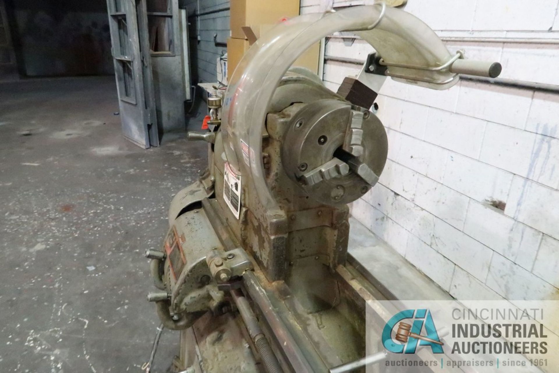 SOUTHBEND MODEL CL198K LATHE, 8", 3-JAW CHUCK, 24" SWING, 24" FACEPLATE, 120' BED LENGTH, ALORIS - Image 4 of 9