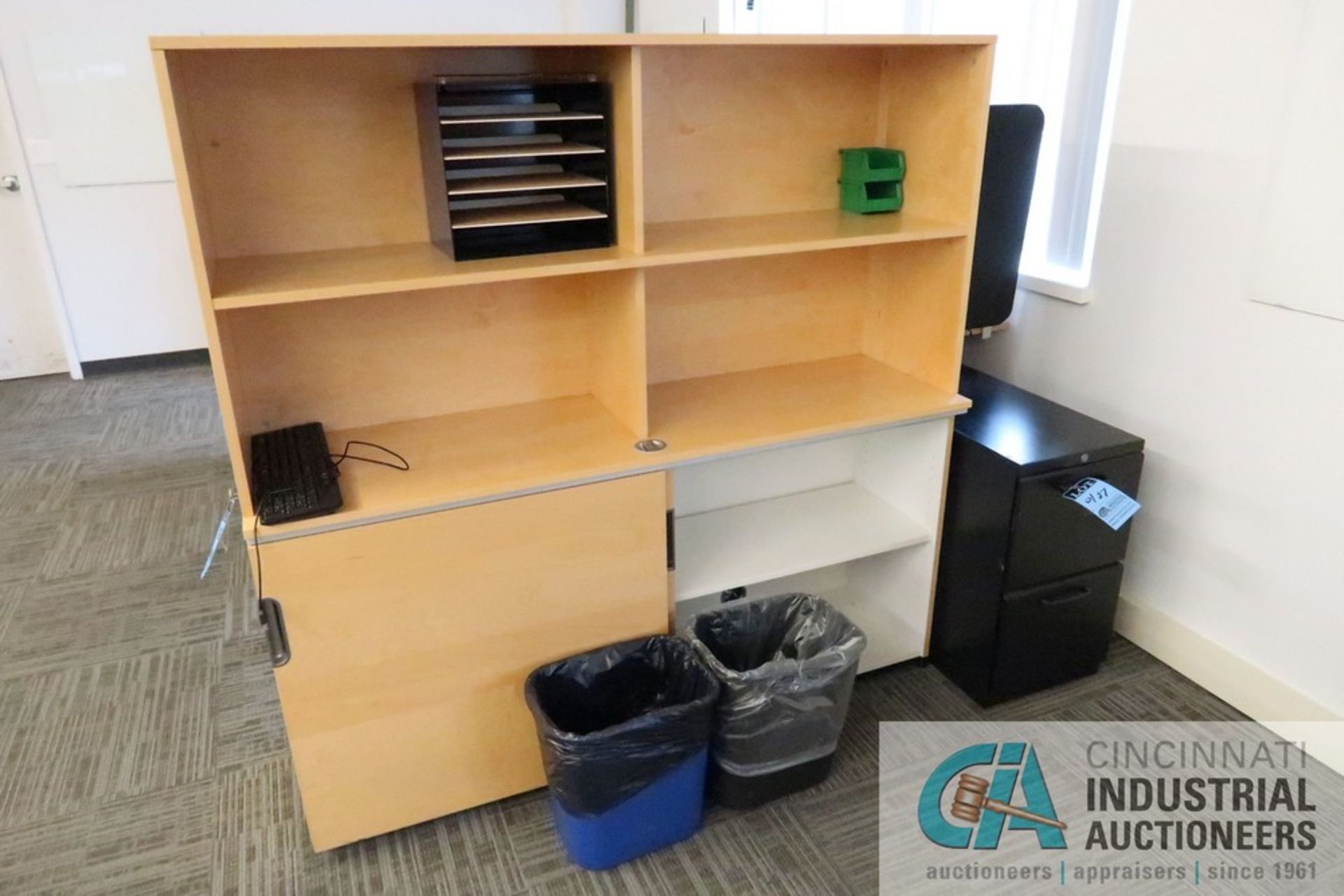 (LOT) (1) 3-DRAWER CABINET, (1) 2-DRAWER CABINET, (1) BOOKCASE WITH LOWER STORAGE - Image 2 of 3
