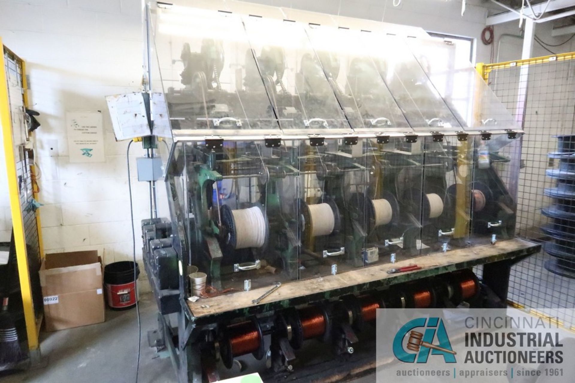 5-STATION AIMCO TYPE 2-D5 WIRE COATING MACHINE; S/N 18490 **SUBJECT TO WITHDRAW**