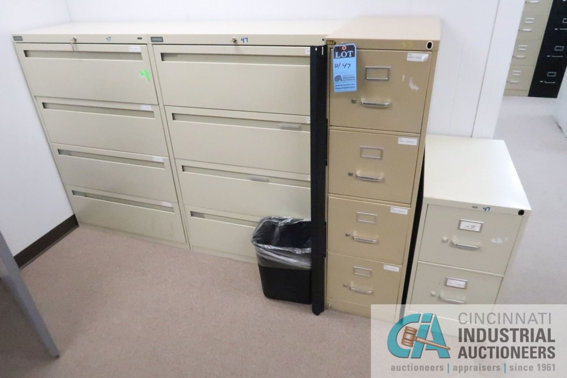 (LOT) (10) 4-DRAWER FILE CABINETS, (2) 2-DRAWER FILE CABINETS, (2) 4-DRAWER LATERAL FILES - Image 2 of 2