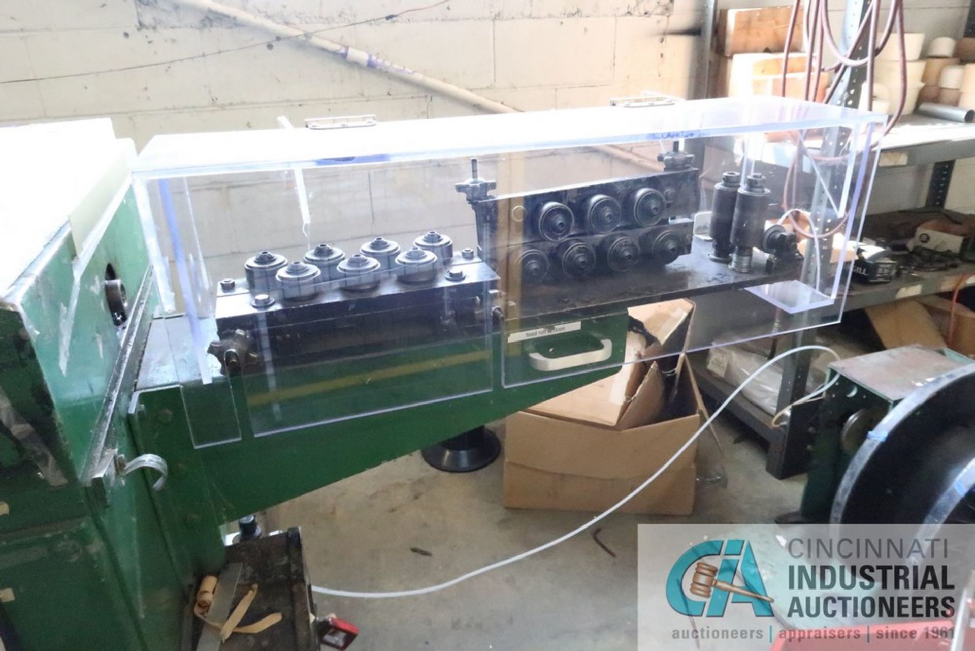 CUSTOM BUILT WINDING MACHINE WITH STRAIGHTENER, WINDING HEAD, PULLER AND RE-COILER **SUBJECT TO - Image 5 of 9