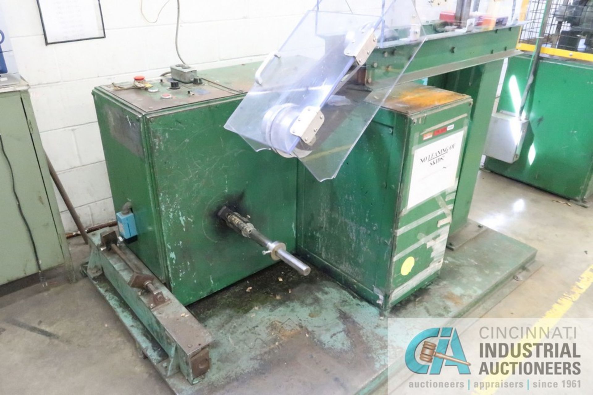 CUSTOM BUILT WINDING MACHINE WITH STRAIGHTENER, WINDING HEAD, PULLER AND RE-COILER **SUBJECT TO - Image 8 of 9