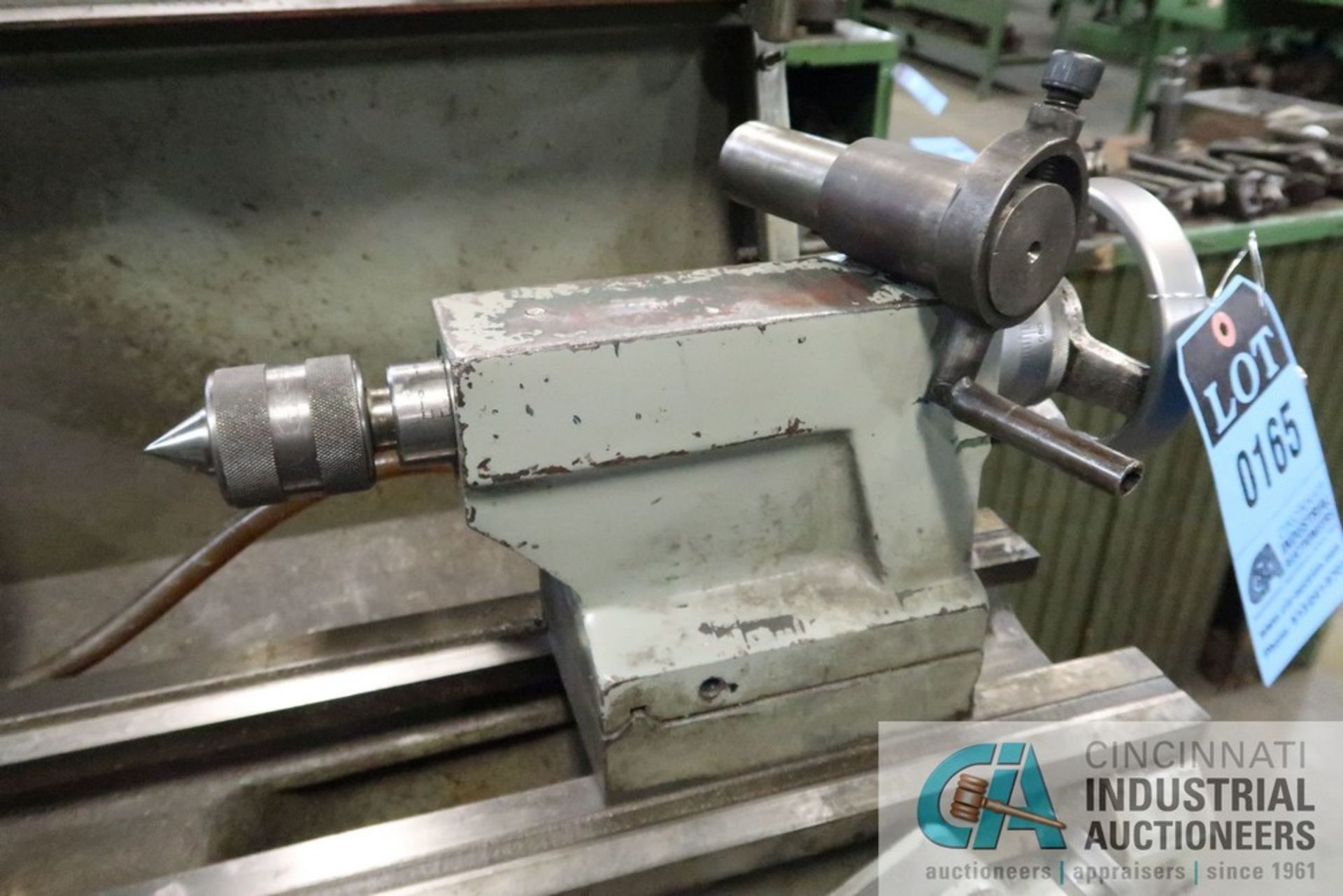 13" X 40" DASHIN PRINCE LATHE; S/N 7421, 1-1/4" SPINDLE HOLE, 8" 3-JAW CHUCK, STEADY AND FOLLOW - Image 8 of 11