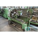 16" X 40" VICTOR MODEL 1640B PRECISION HIGH SPEED LATHE, 10" 3-JAW CHUCK, STEADY REST, TAILSTOCK,