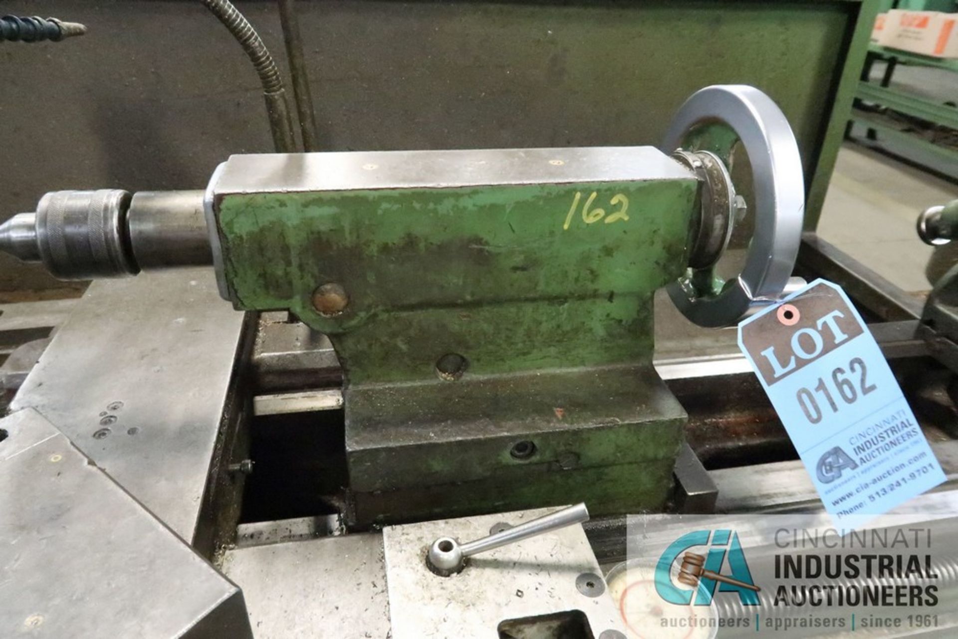 16" X 40" VICTOR MODEL 1640B PRECISION HIGH SPEED LATHE, 10" 3-JAW CHUCK, STEADY REST, TAILSTOCK, - Image 10 of 12
