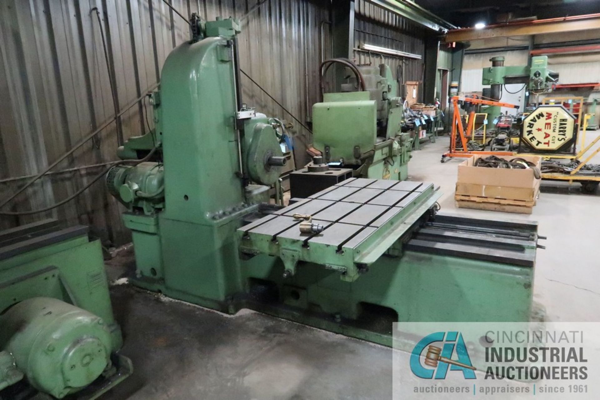 3" UNIVERSAL HORIZONTAL BORING MILL, 26" X 58" TABLE, 16-650 RPM, NEWALL DRO, OUTBOARD SUPPORT - Image 3 of 12