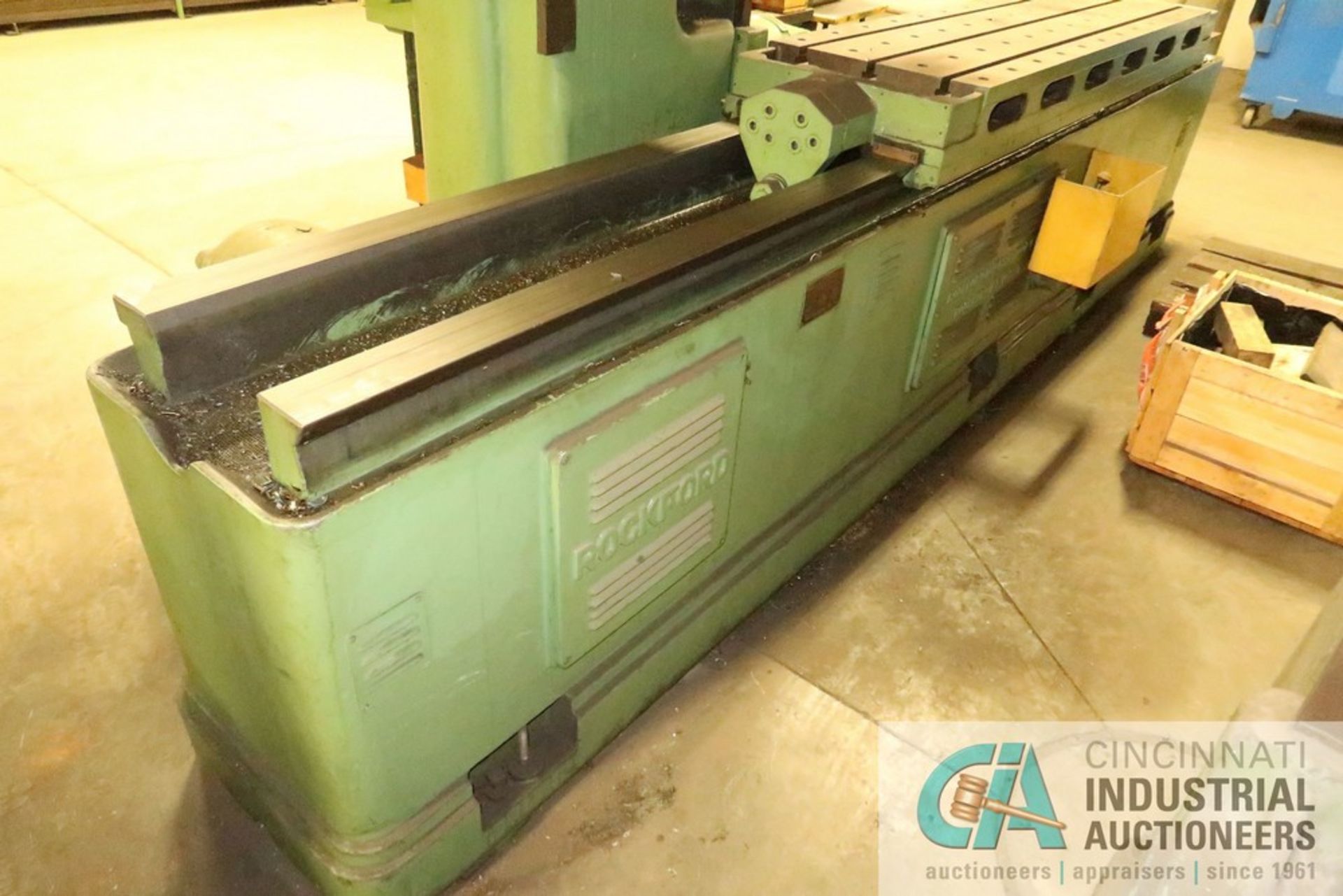 ROCKFORD "HYDRAULIC" OPEN SLIDE PLANER MILL; S/N 94-UH-13, 22" X 72" TABLE - Image 11 of 11