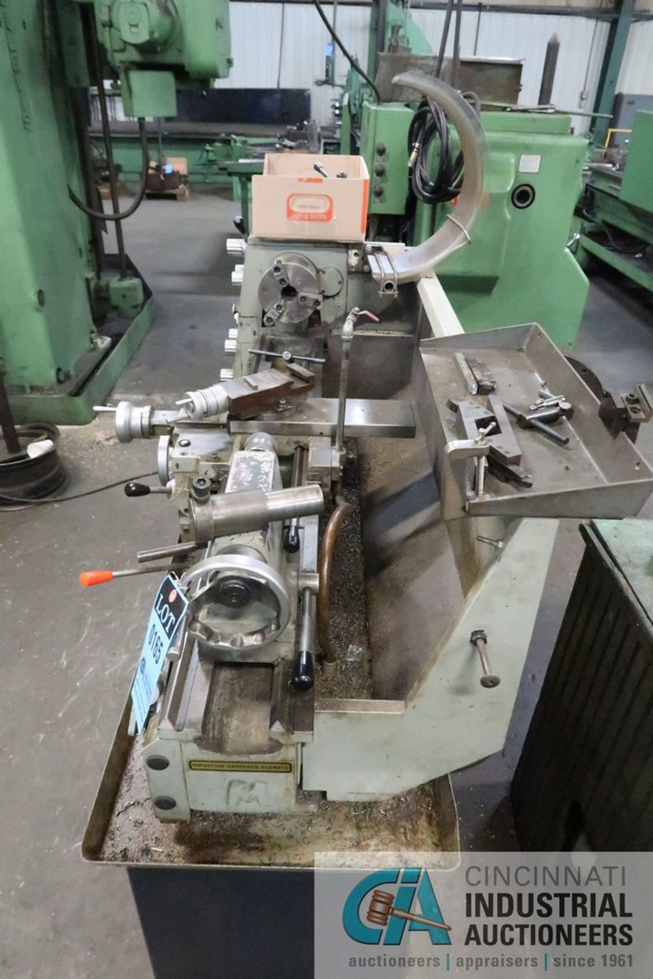 13" X 40" DASHIN PRINCE LATHE; S/N 7421, 1-1/4" SPINDLE HOLE, 8" 3-JAW CHUCK, STEADY AND FOLLOW - Image 11 of 11