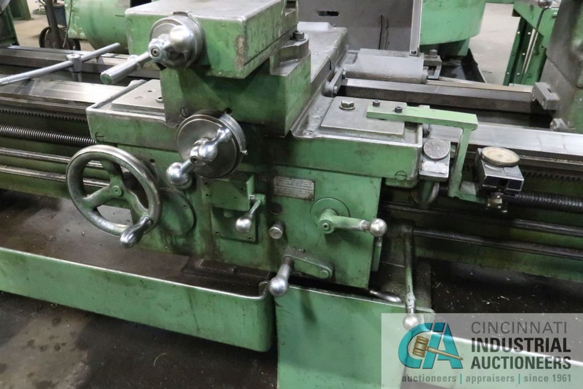 26" X 96" LEBLOND ENGINE LATHE; S/N 5H-555, 2" SPINDLE HOLE, 18" 4-JAW CHUCK, TAPER ATTACHMENT, - Image 10 of 15