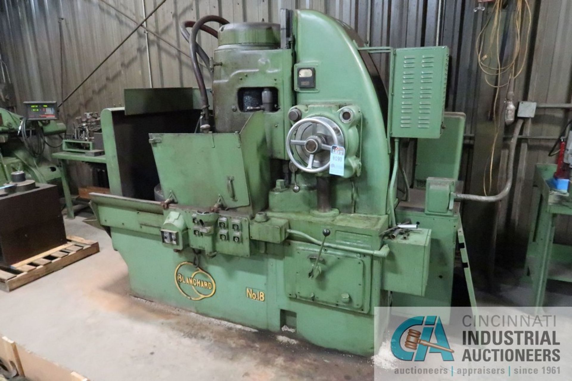 NO 18 BLANCHARD ROTARY SURFACE GRINDER; S/N 6826, 36" CHUCK