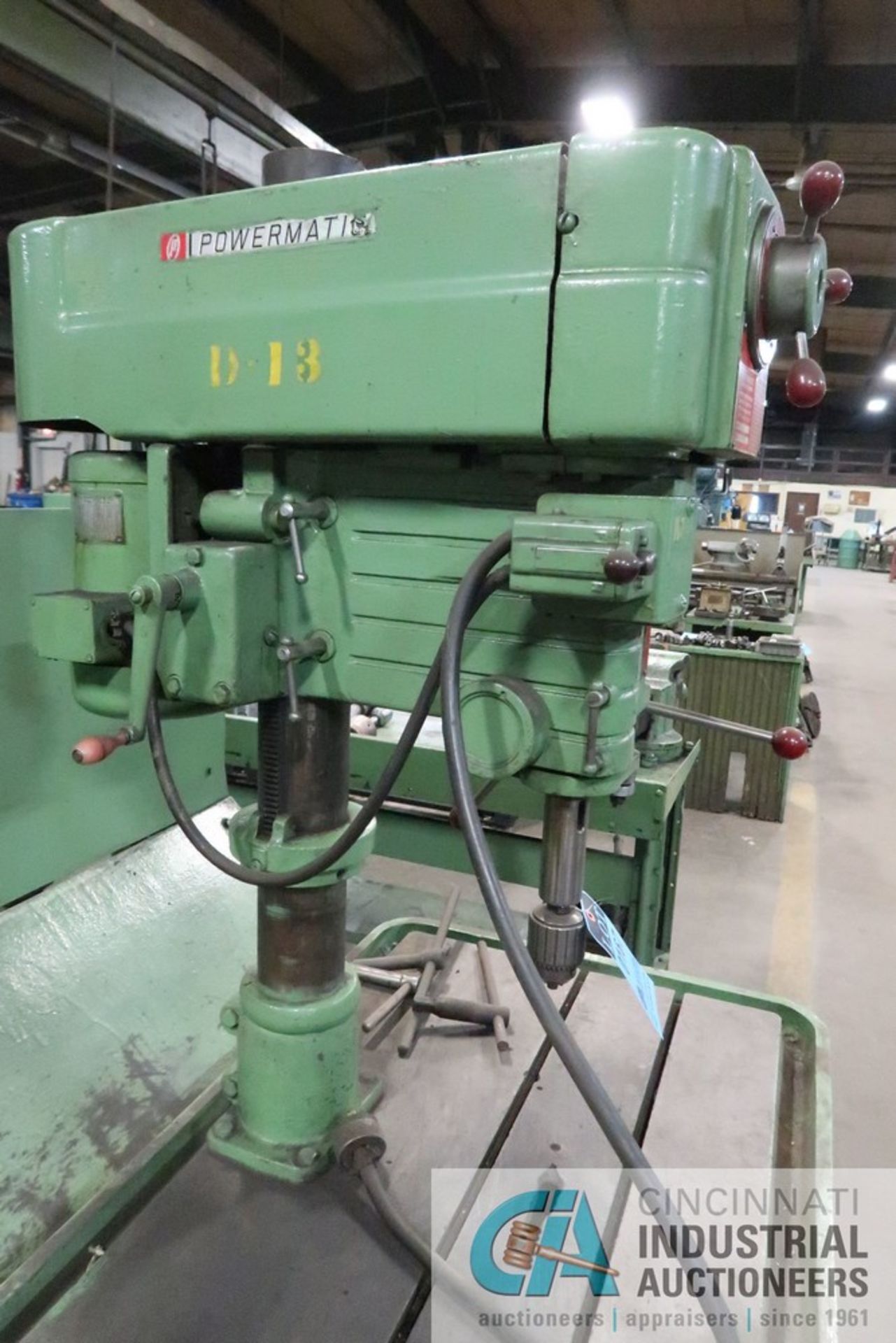 20" POWERMATIC MODEL 1200 PRODUCTION DRILL; S/N 66-2022, 24" X 40" TABLE - Image 3 of 7