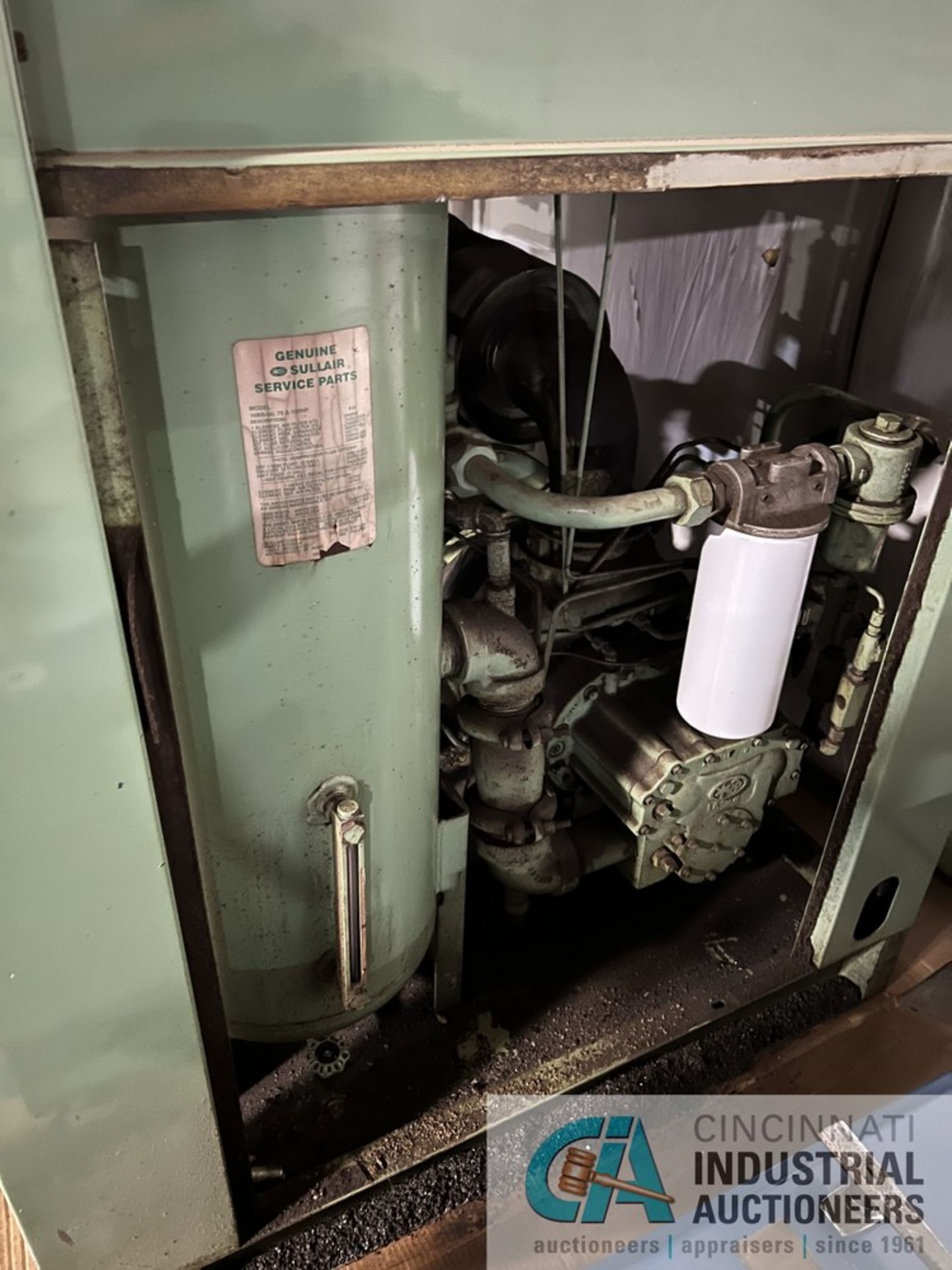 75 HP SULLAIR MODEL 16BS-75HWCAC 24KT AIR COMPRESSOR; S/N 003-94494, WAS RUNNING COMPRESSOR UNTIL - Image 6 of 6