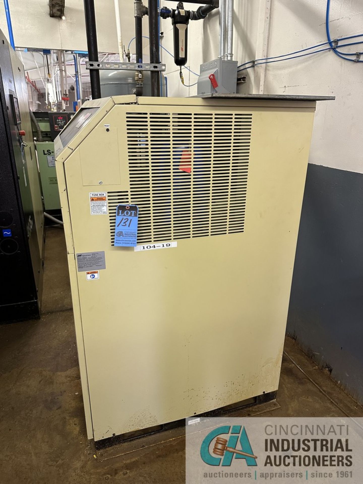 INGERSOLL RAND MODEL NVC600A400 AIR DRYER; S/N WCH1060747, INSTALLED 2022 - Located in air - Image 4 of 5