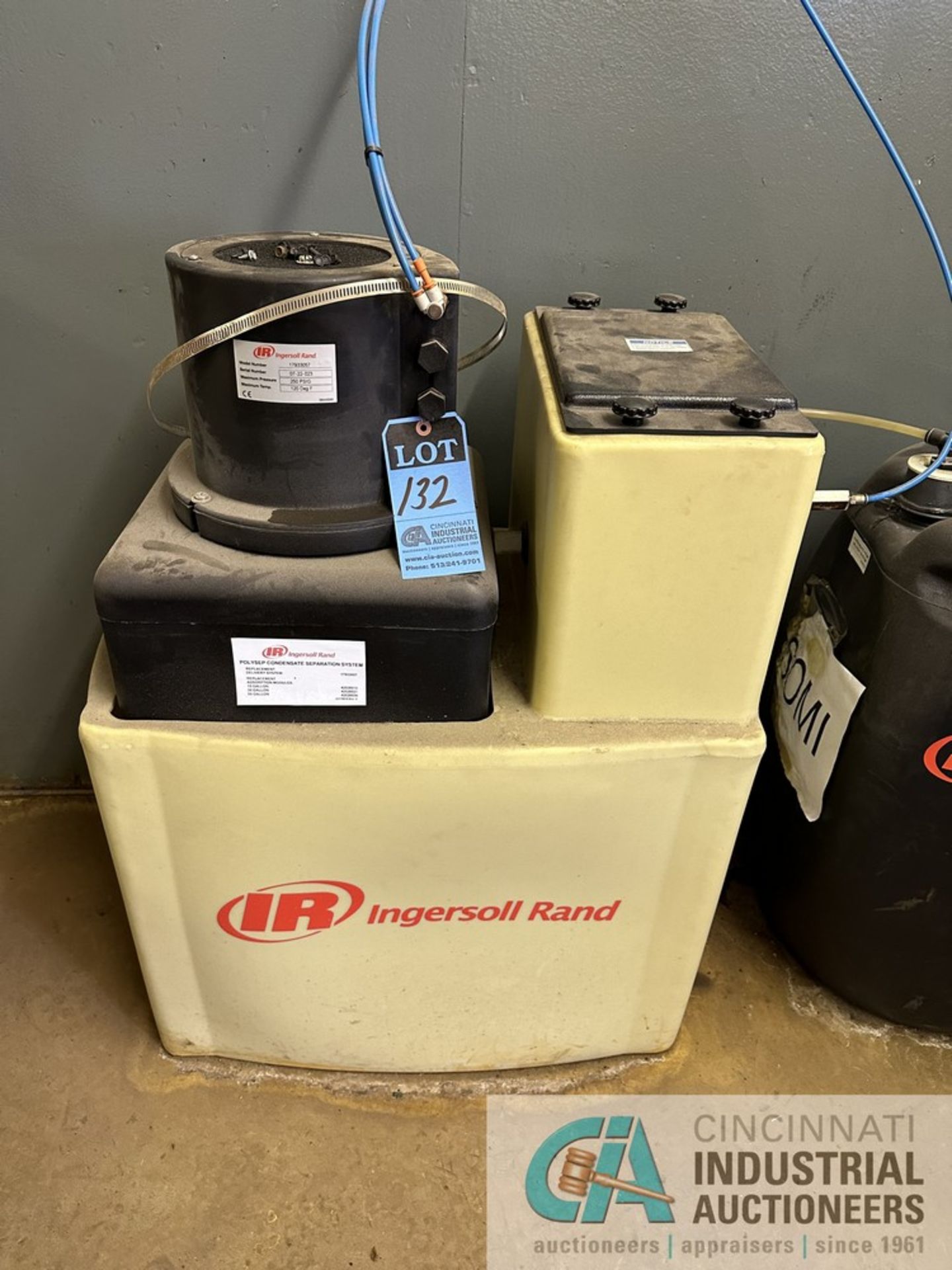 INGERSOLL RAND POLYSED CONDENSATE SEPERATION TANK - Located in air compressor room