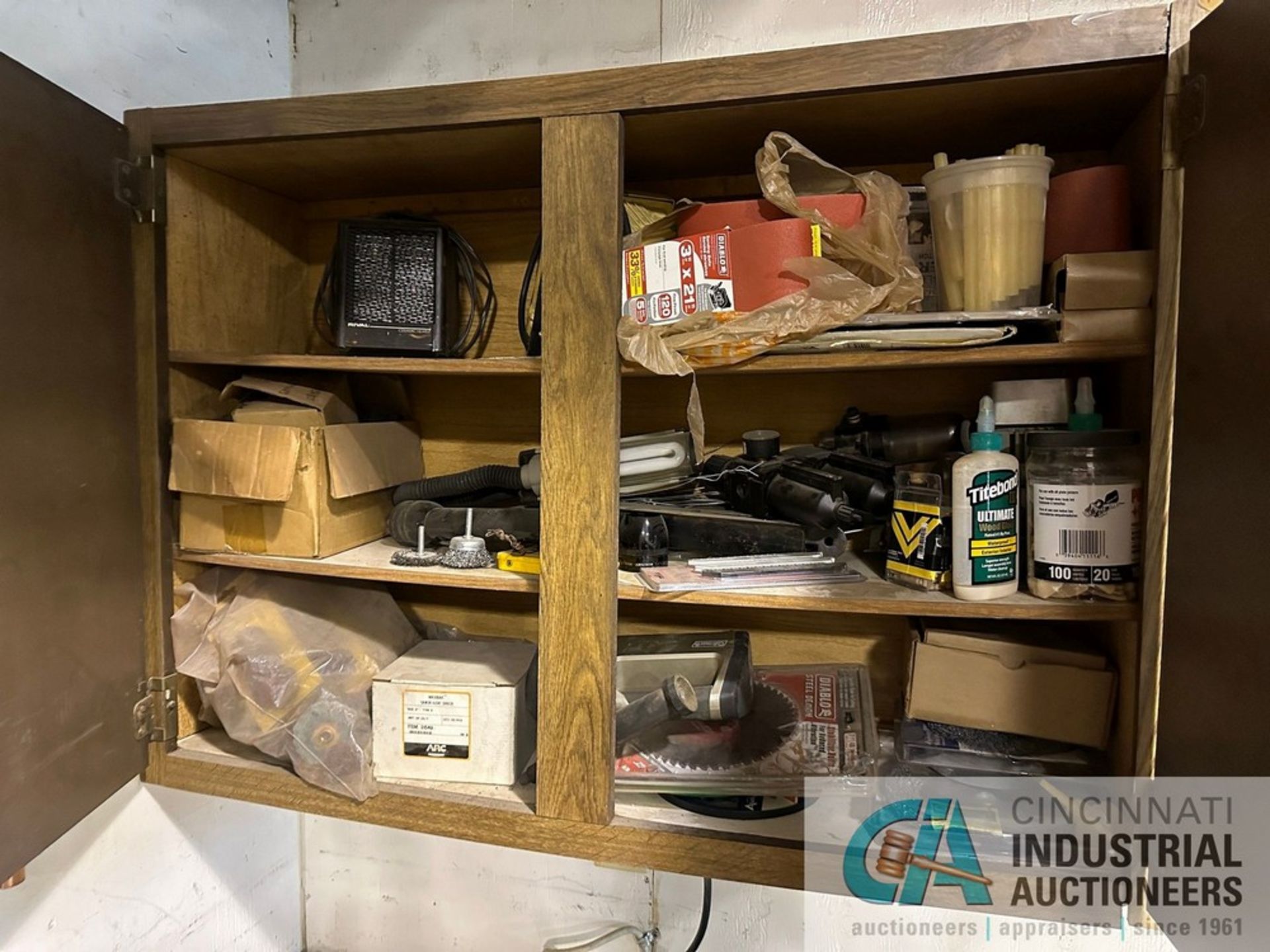 (LOT) MISCELLANEOUS PM SUPPLIES AND REPAIR PARTS *CABINETS STAY WITH BUILDING* - Image 6 of 6