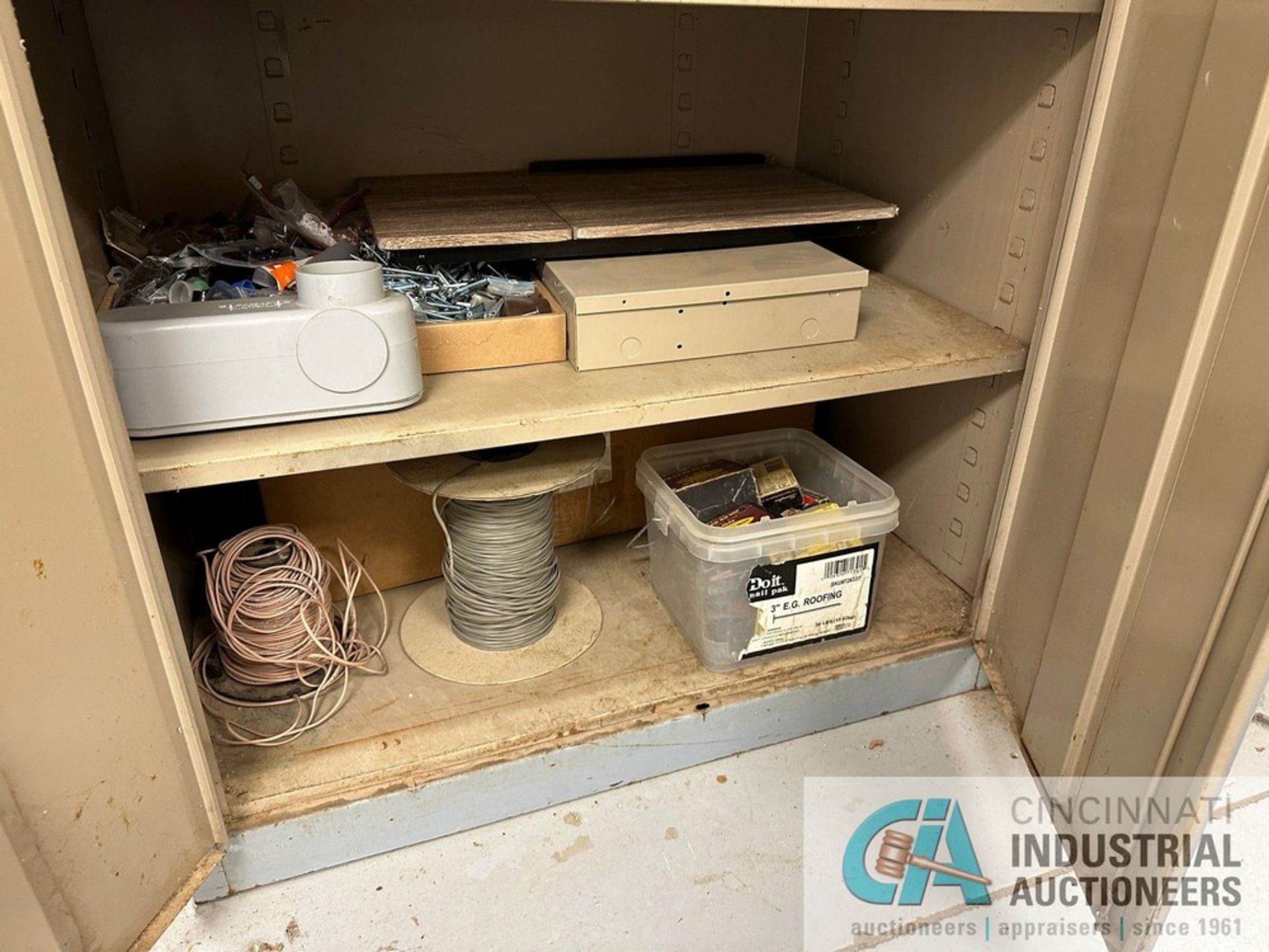 STORAGE AND LETTER FILE CABINET AND CONTENTS WITH MISCELLANEOUS SUPPLIES - Image 3 of 11