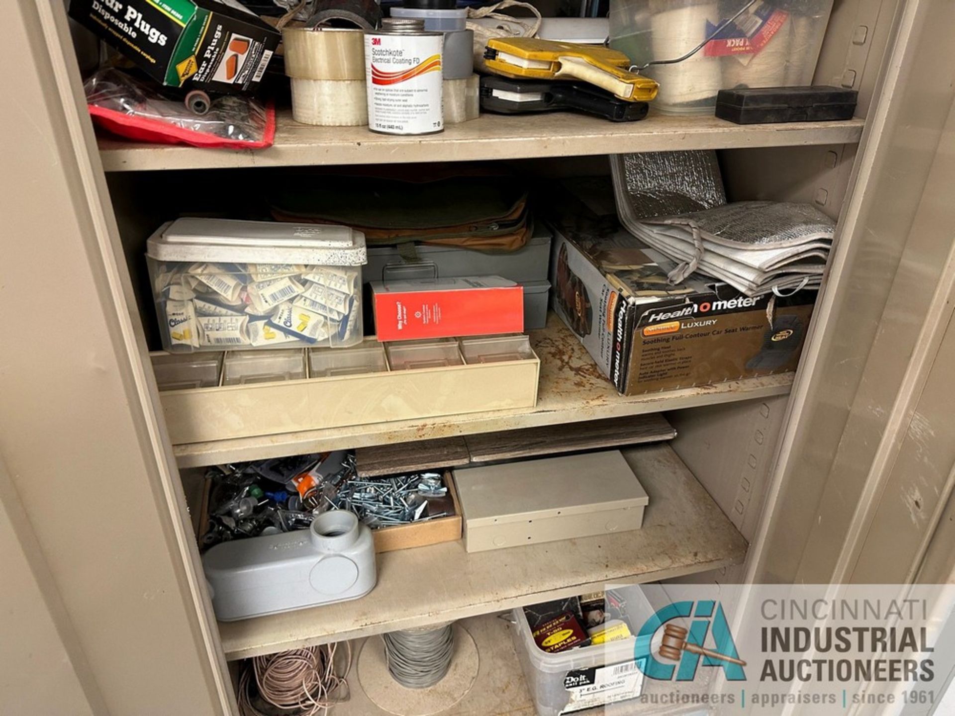 STORAGE AND LETTER FILE CABINET AND CONTENTS WITH MISCELLANEOUS SUPPLIES - Image 4 of 11