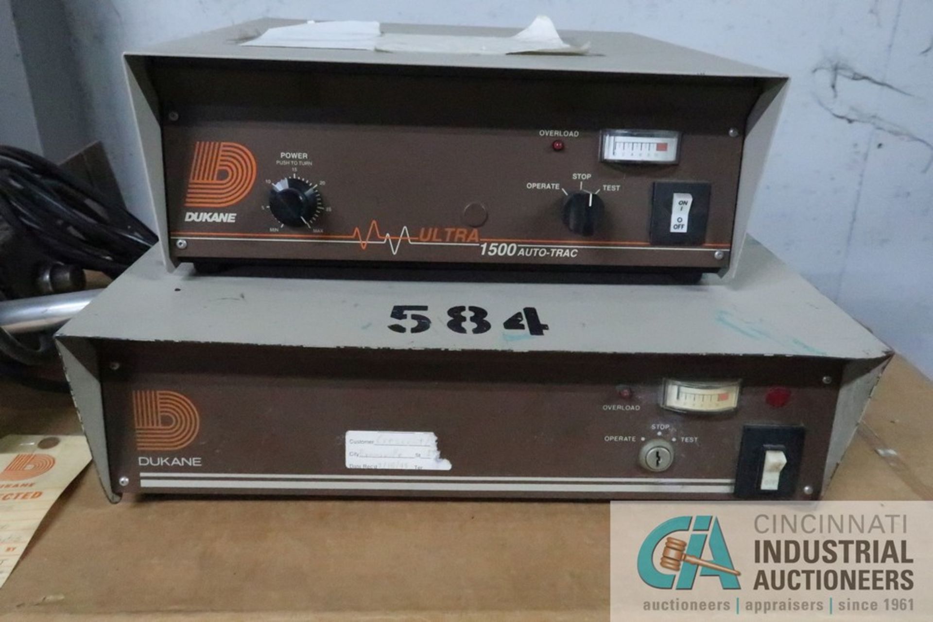 DUKANE MODEL 43A25 ULTRA SONIC WELDER, ULTRA 1500 AUTO-TRAC CONTROL - Image 3 of 4