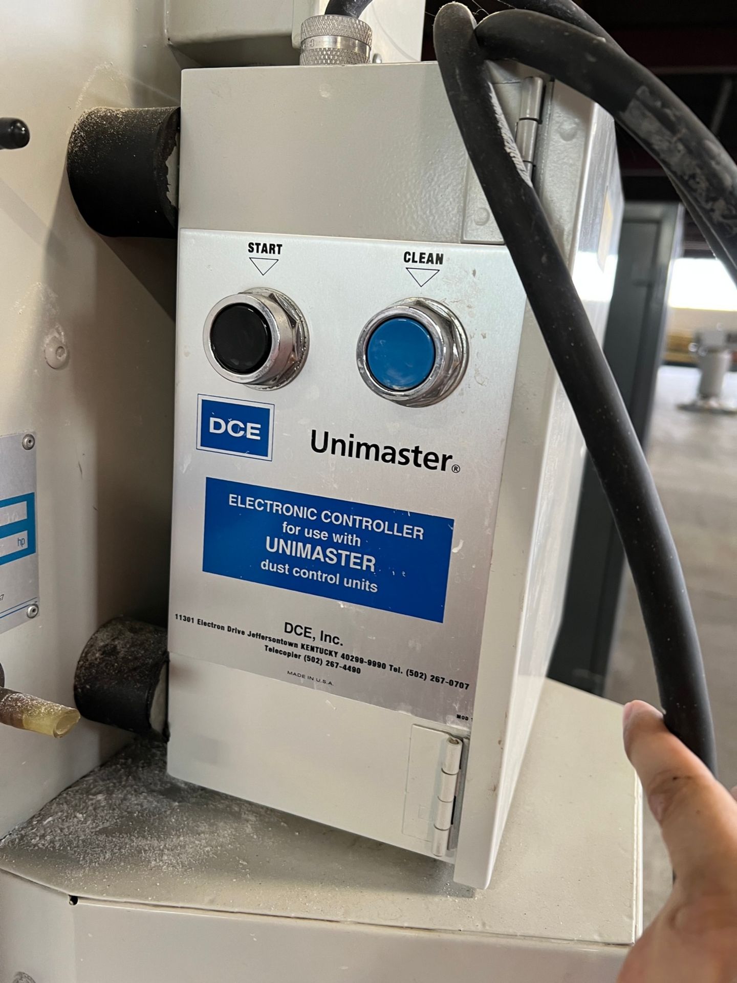 1 HP DCE UNIMASTER TYPE UMA73G1AD DUST COLLECTOR, 230 VOLT, 1 PH **LOCATED IN CINCIN - Image 4 of 6