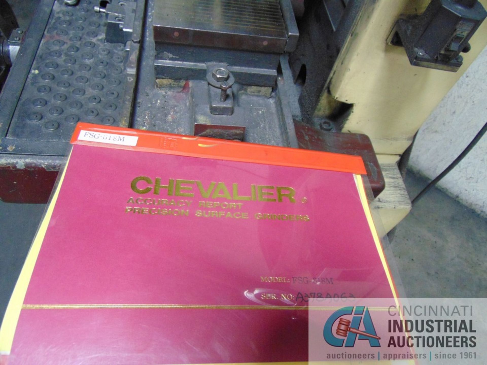 6" X 18" CHEVALIER MODEL FSG-618M HAND FEED SURFACE GRINDER; S/N A378A063 - Image 5 of 5