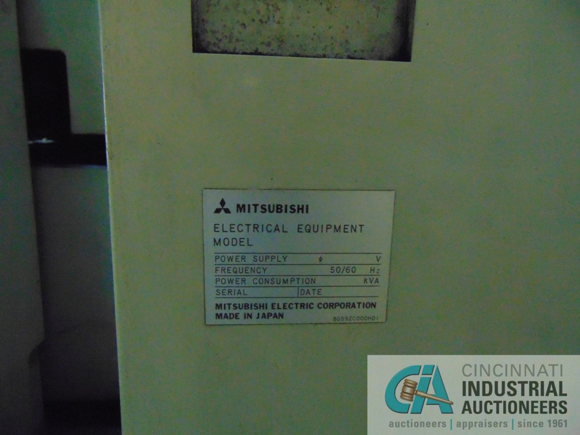 MITSUBISHI MODEL DWC-110C CNC WIRE EDM; S/N 521C2353, 20" X 27" TABLE (1993) - Image 7 of 9