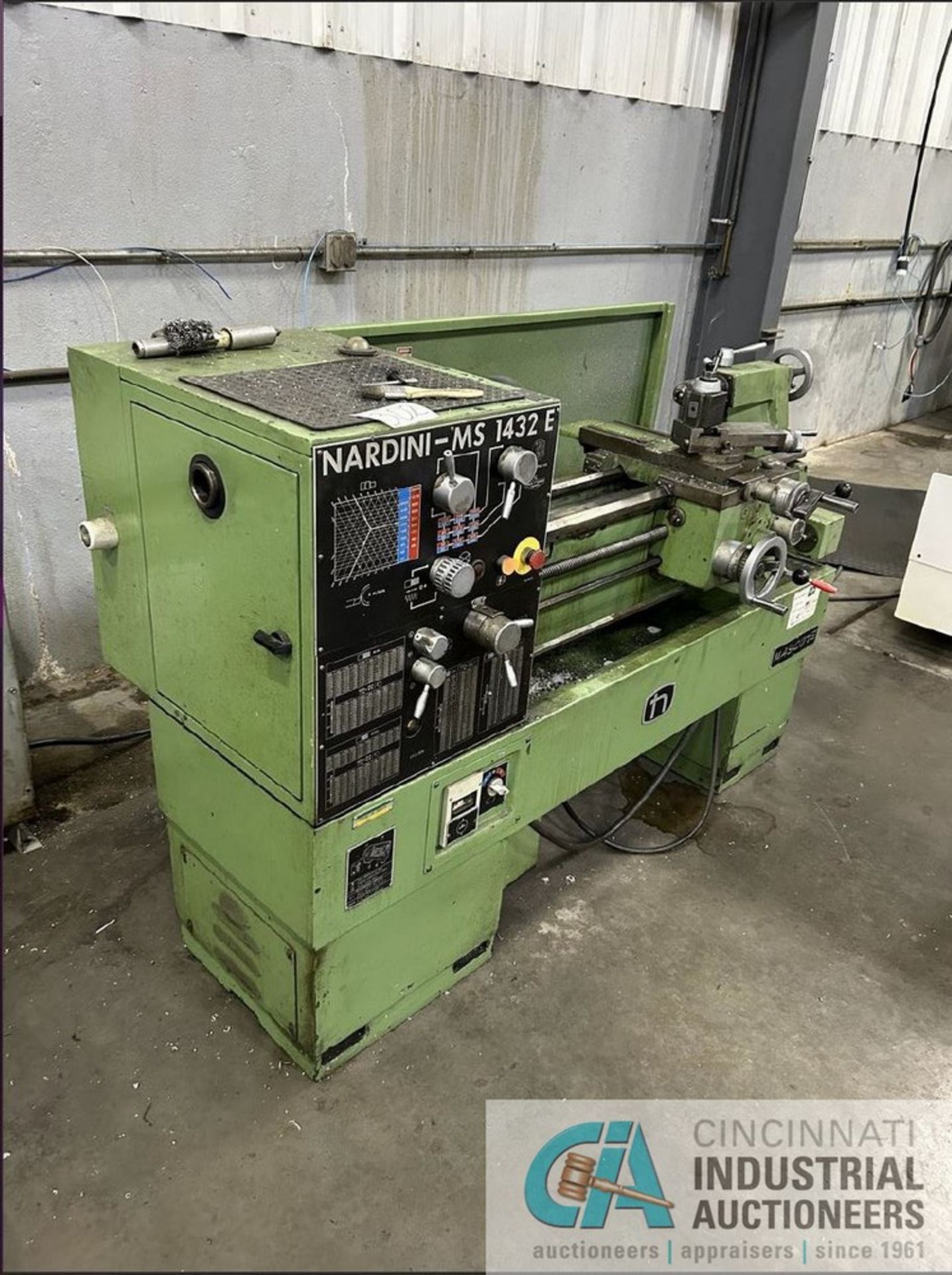 **14" X 32" NARDINI MODEL MS1432E LATHE W/ COLLET CHUCK - LOCATED AT 5932 JACKSON AVE., BERKELEY, - Image 7 of 7