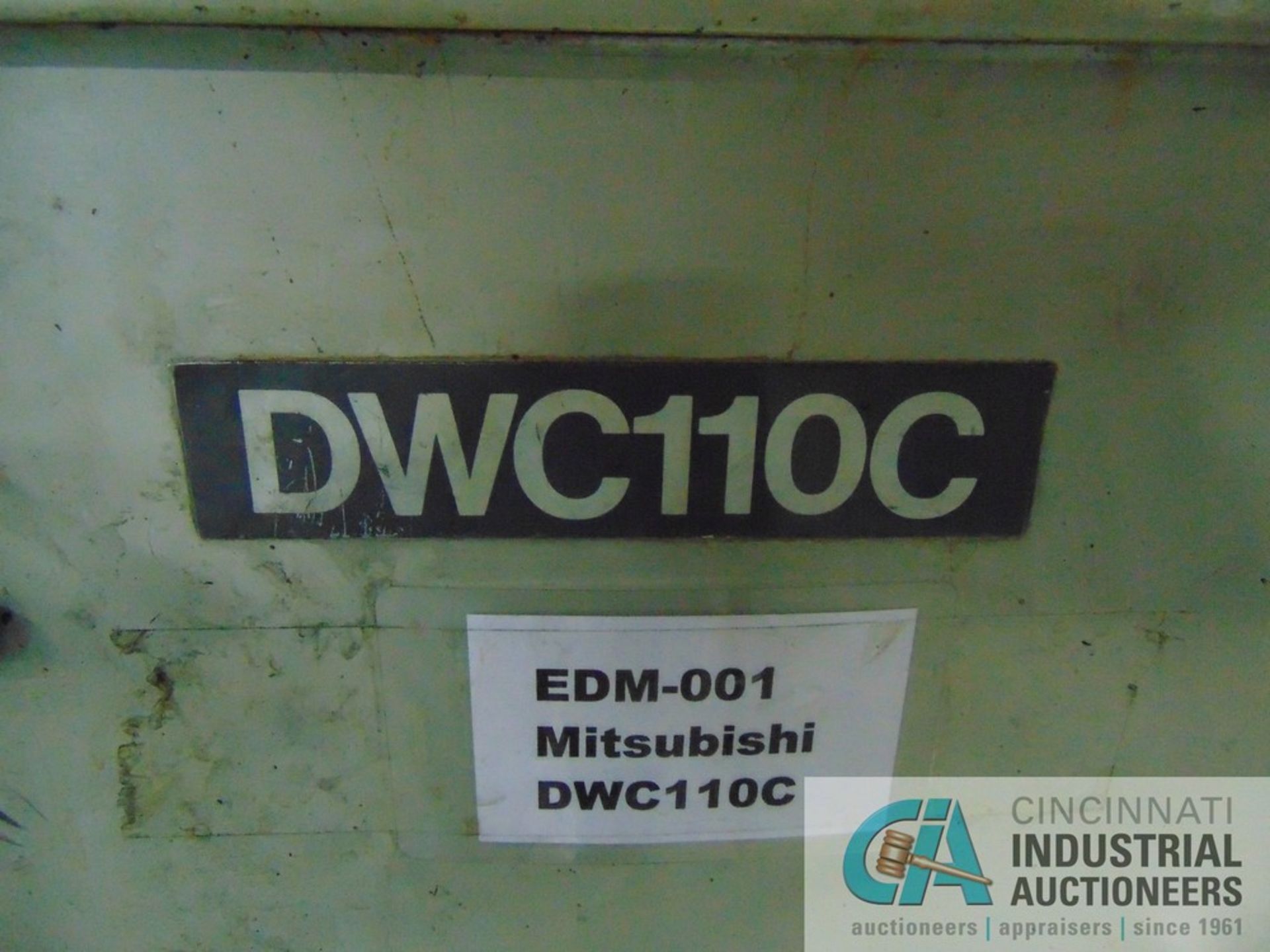 MITSUBISHI MODEL DWC-110C CNC WIRE EDM; S/N 521C2353, 20" X 27" TABLE (1993) - Image 8 of 9