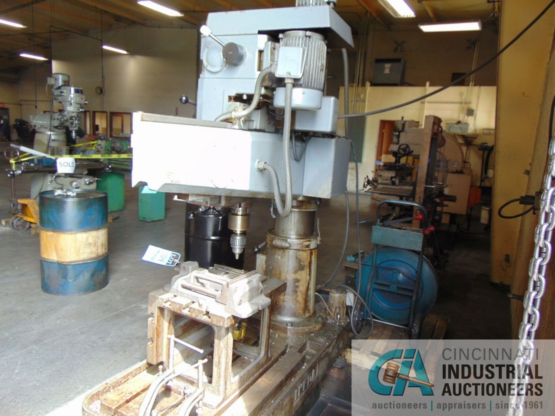 3' ARM X 9" COL. IKEDA RMS-9 RADIAL ARM DRILL; S/N 78380, 50 - 1,500 RPM SPINDLE, 16" X 20" X 16" - Image 2 of 3