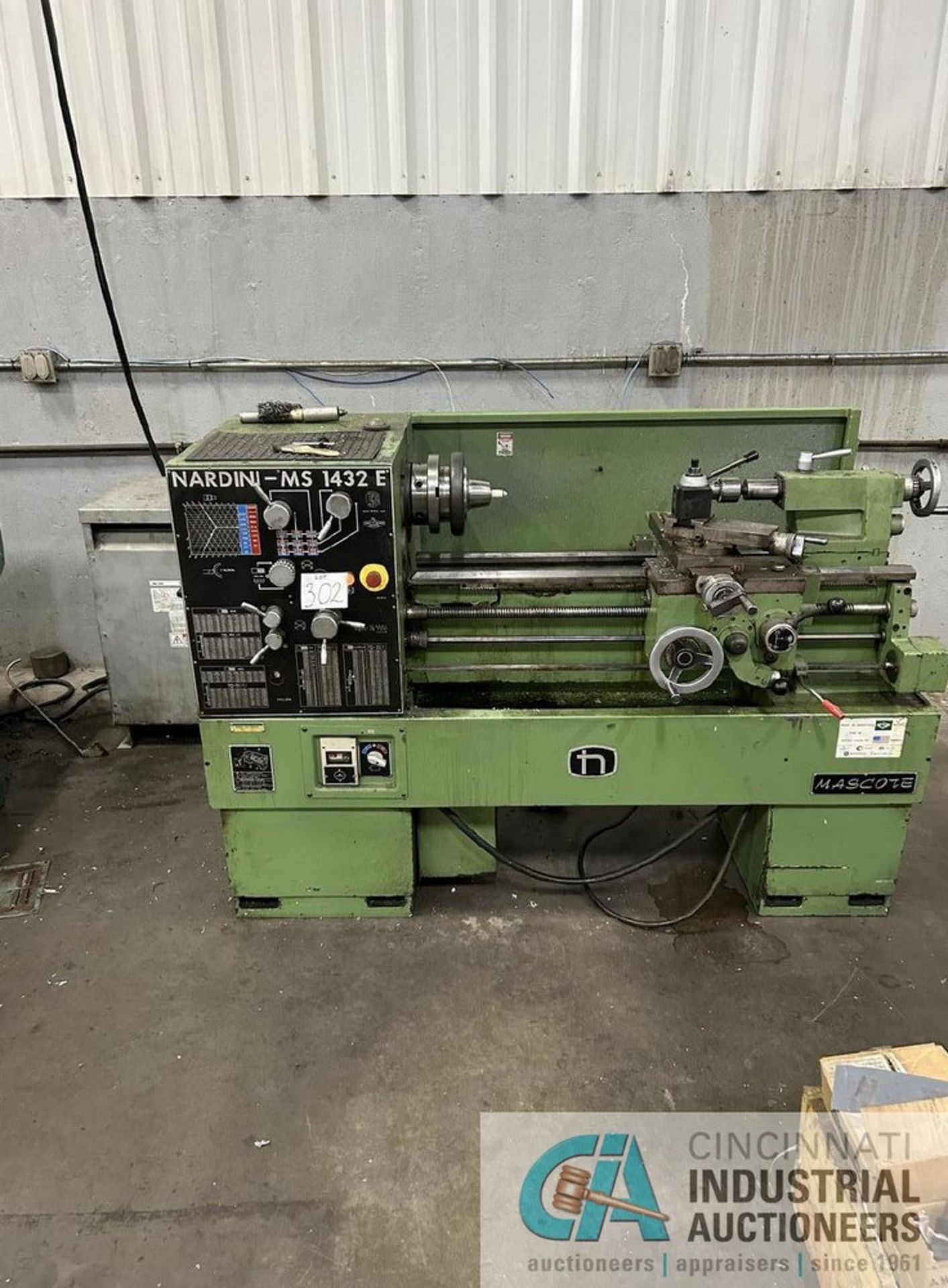 **14" X 32" NARDINI MODEL MS1432E LATHE W/ COLLET CHUCK - LOCATED AT 5932 JACKSON AVE., BERKELEY, - Image 2 of 7